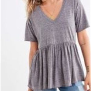Truly Madly Deeply babydoll v-neck t-shirt